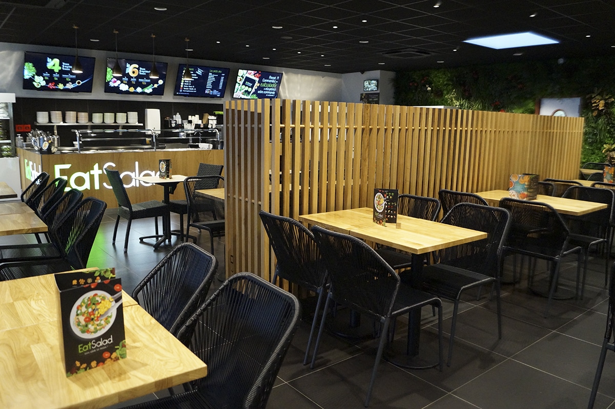 Eat Salad restaurant Guipavas Agencement Paul Champs