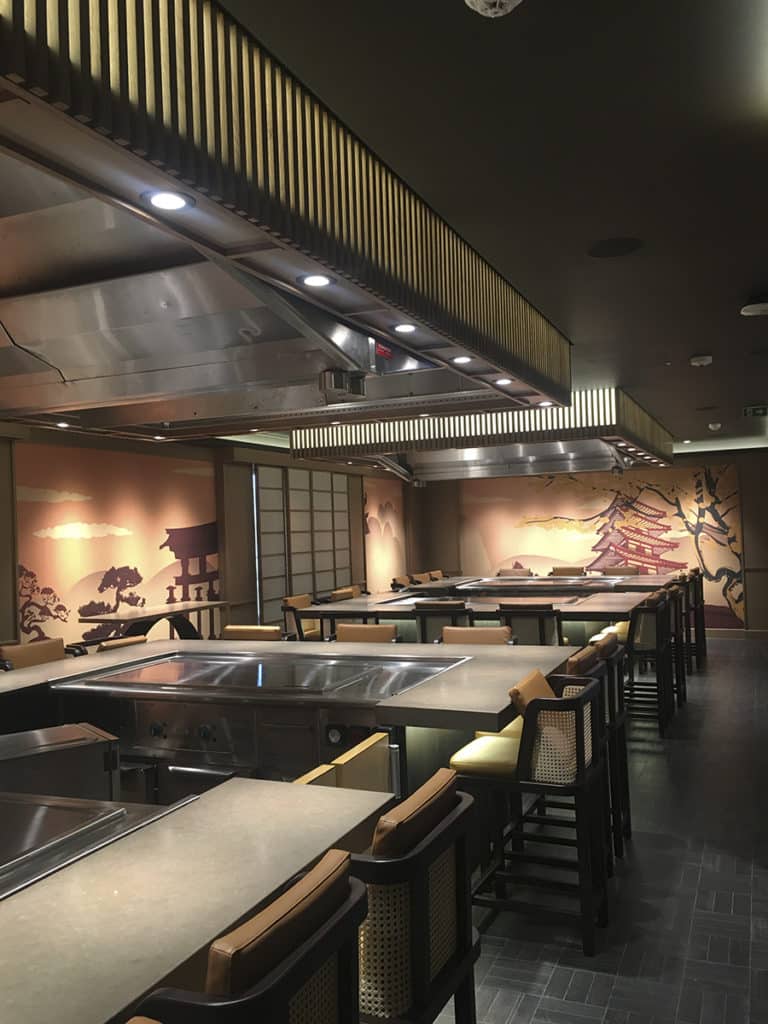 MSC Europa World Restaurant Japonais Agencement Paul Champs