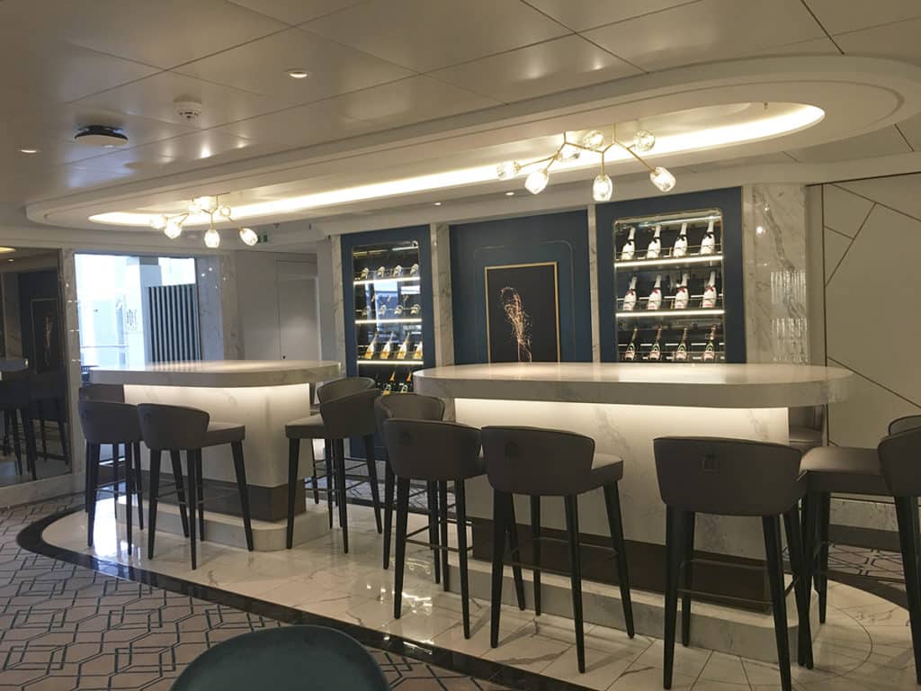 MSC Europa World champagne Bar Agencement Paul Champs