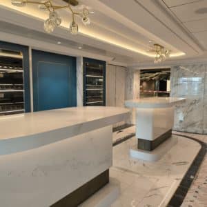 Champagne Bar MSC World America Agencement Paul Champs